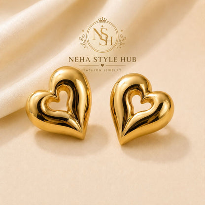 Gold-Plated Acrylic Earrings Collection for Women | Trendy Fashion Jewelry