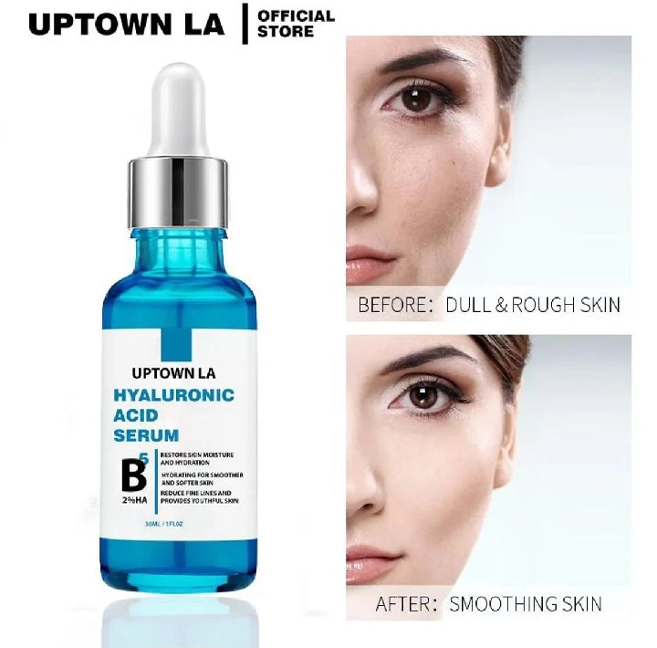 UPTOWN LA Hyaluronic Acid Face Serum – Hydrating & Plumping Formula