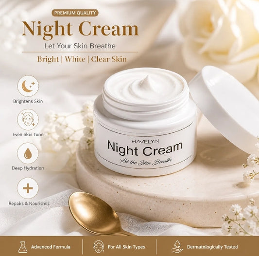HAVELYN Night Cream for Bright, Smooth & Healthy Skin