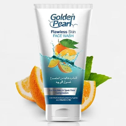 Golden Pearl Ultimate Face Wash Trio – Vitamin C, Flawless & Activated Charcoal