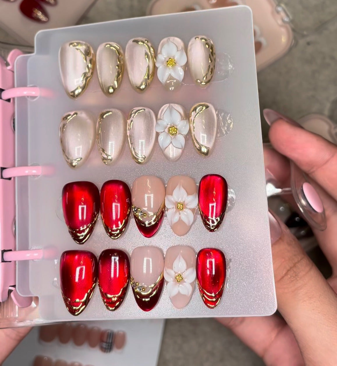 Crimson Royale Nail Art - Multiple Styles