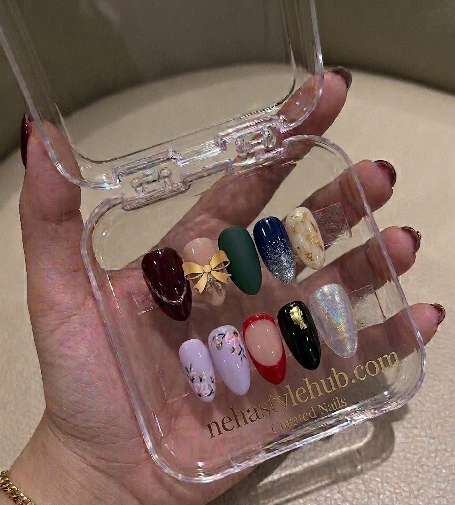 Luxury Curated Press-On Nails - Multi Design Sampler