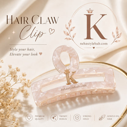 Aesthetic Hair Claw Clip Collection - Display