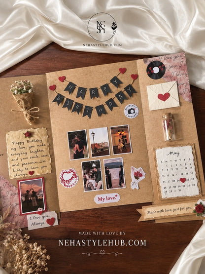 Love Memories Scrapbook - Open View